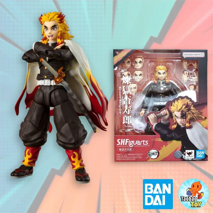 Mô hình SHF Kyojuro Rengoku (Demon Slayer Kimetsu no Yaiba) SHF Rengoku  Chính Hãng BANDAI