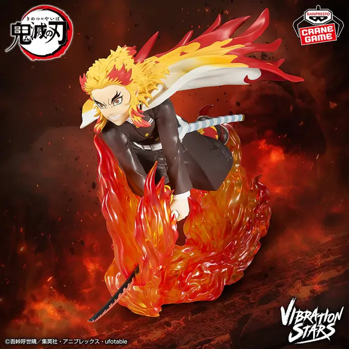 Mô hình Demon Slayer Vibration Stars Plus Kyojuro Rengoku Banpresto - Bandai