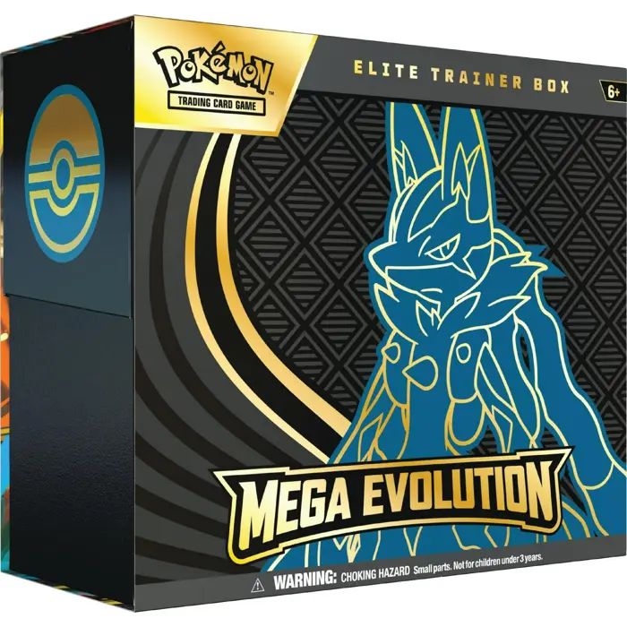 TCG Pokemon - Mega Evolution - Mega Lucario (Me01 Eng) - Elite Trainer Box  - HALOSHOP