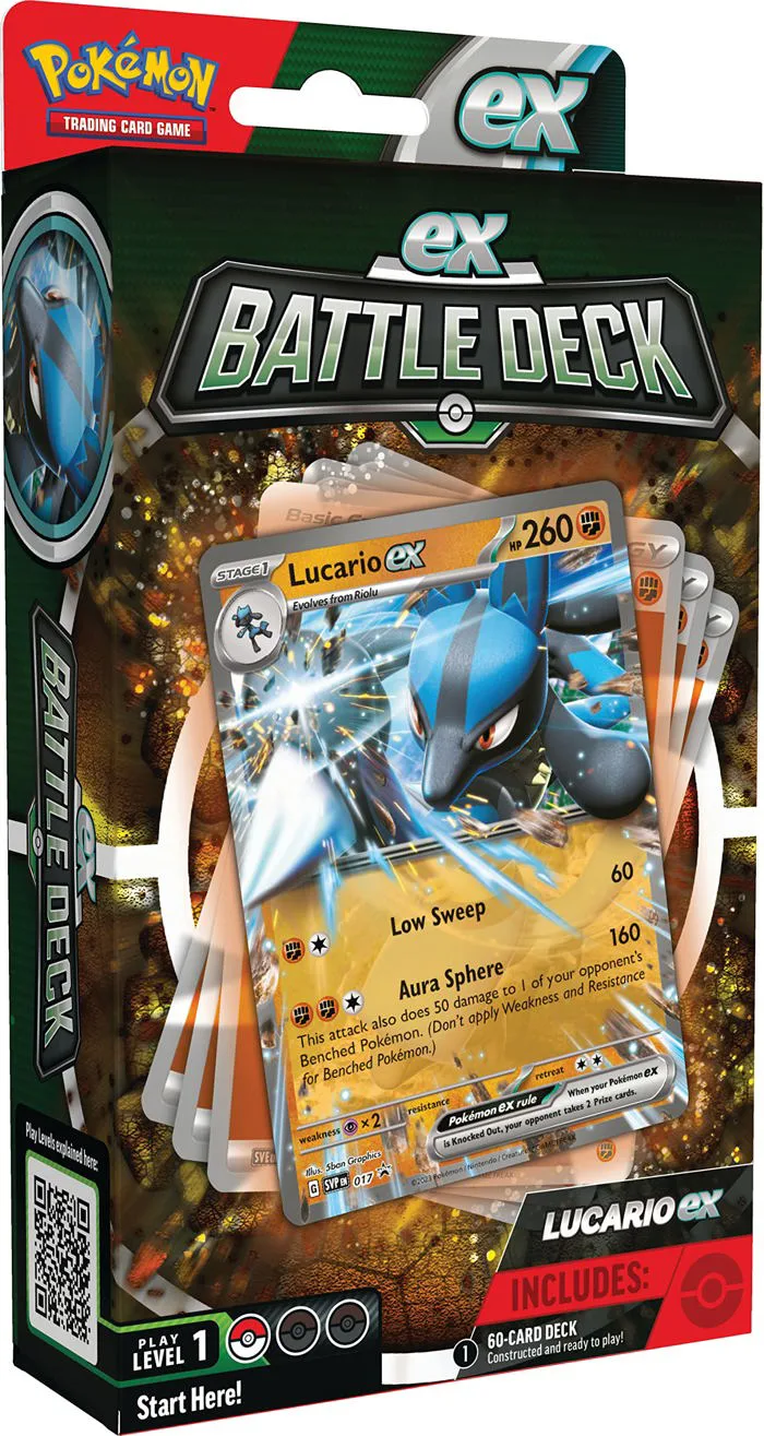 Mua Pokémon TCG: Lucario ex Battle Deck (Ready-to-Play 60-Card Deck) trên  Amazon Nhật chính hãng 2026 | Fado