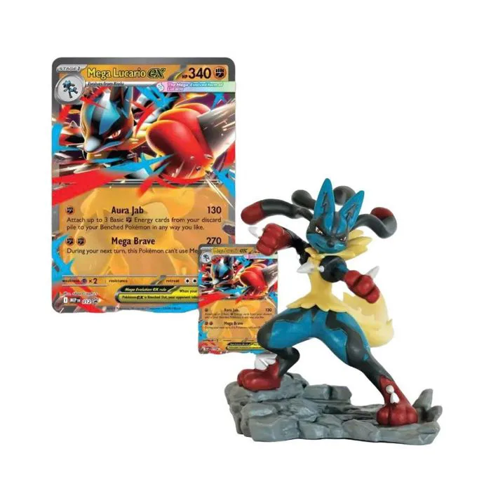 Pokemon TCG: Mega Lucario Figure Collection Box