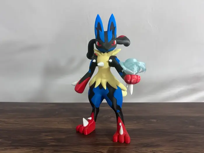 Mô hình Mega Lucario 3D – Aura Sphere – mô hình Pokémon cao 27,5cm -  Giftstore.vn