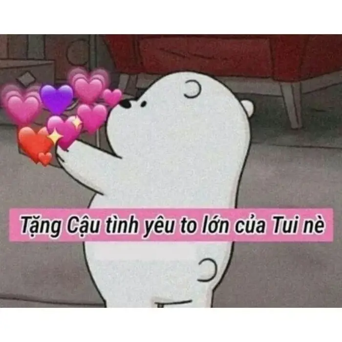 Bộ sưu tập ảnh meme bắn tim cực đẹp cho mọi tâm trạng