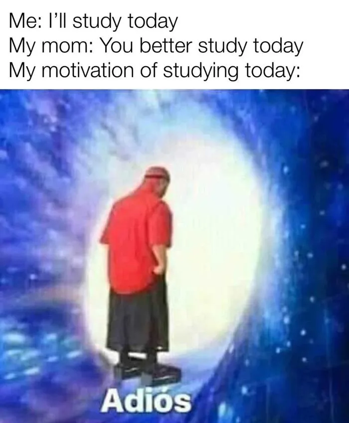 Motivation go bye bye : r/memes