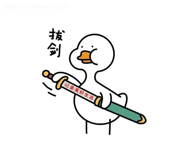 Story » Bộ 60+ ảnh Meme Vịt Cầm Dao, Cầm Súng hăm dọa trước những cuộc  tranh cãi quen thuộc