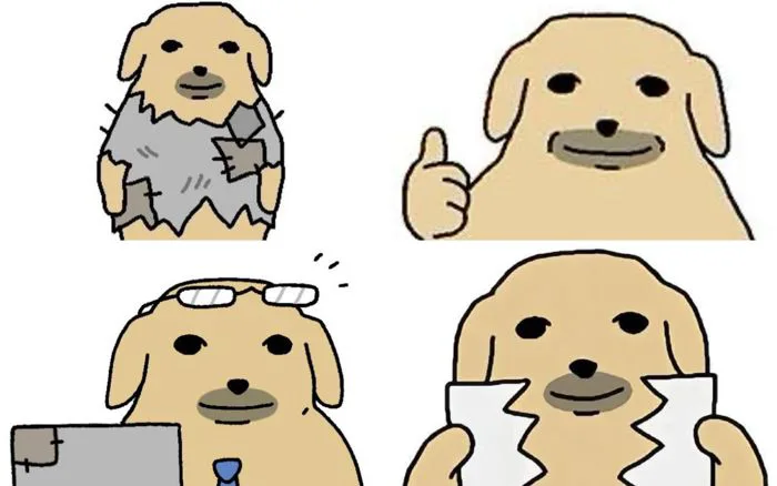 Tổng hợp 30 meme chó Nudaeng gây bão bên Hàn cực hài hước
