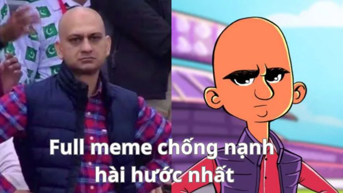 Full) Meme chống nạnh, người đàn ông thất vọng hài hước