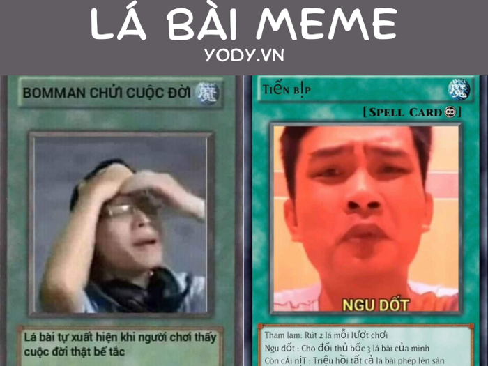 Tổng Hợp 1001+ Lá Bài Meme Hài Hước Nhất MXH | Yody Tổng Hợp 1001+ Lá Bài Meme Hài Hước Nhất MXH | Yody