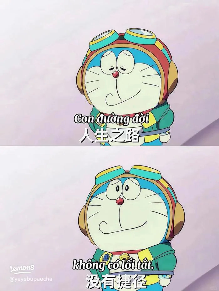 Các câu giao tiếp tiếng Trung cơ bản qua meme Doraemon và Nobita