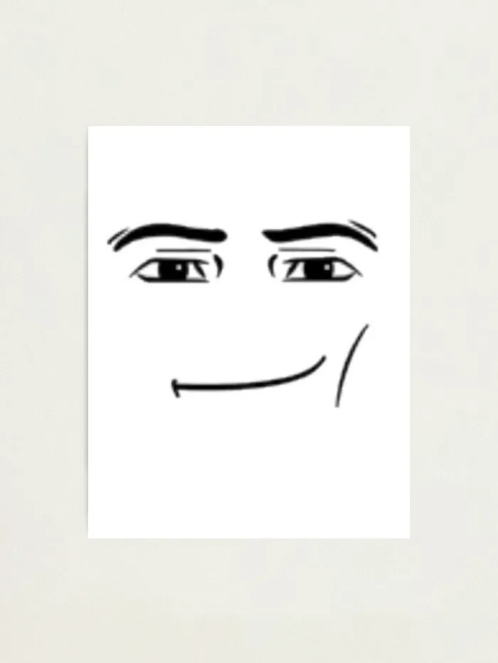 Face meme Photographic Print