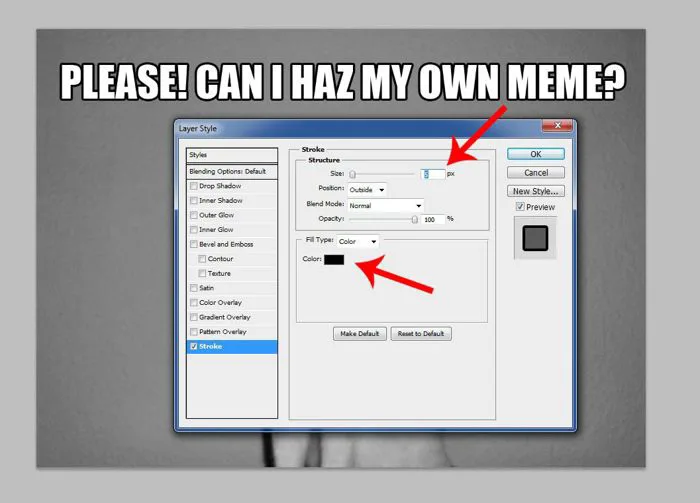The Most Commonly Used Meme Font And A Tutorial How To Create A Meme With  Photoshop