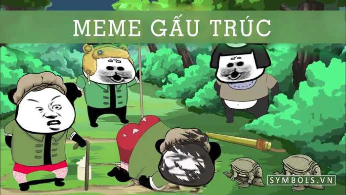 Meme Gấu Trúc Bựa Trung Quốc [88+ Hình Cám Ơn, Cười, Yêu, Dỗi]