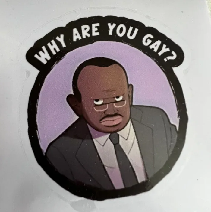 Why Are You Gay Meme Sticker Funny Comedy