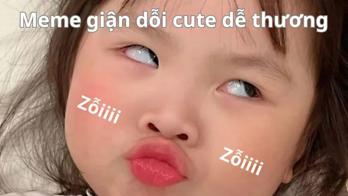 FULL 101 meme giận dỗi cute dễ thương, giận người yêu
