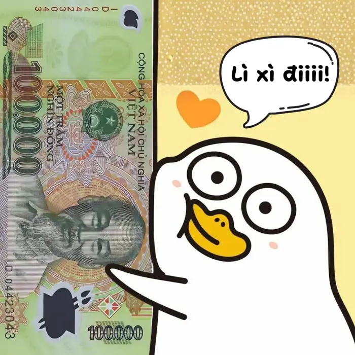 TOP Meme lì xì mới nhất Tết 2026: Hài hước, đòi lì xì, dễ thương | ZaloPay