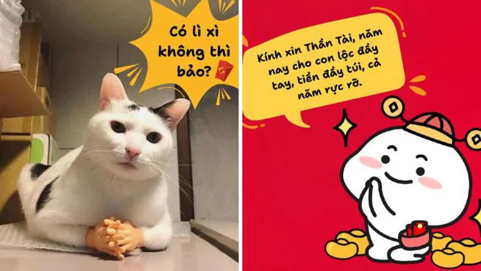 Bộ sưu tập 50+ ảnh meme lì xì Tết hài hước, bá đạo, dễ thương 2026