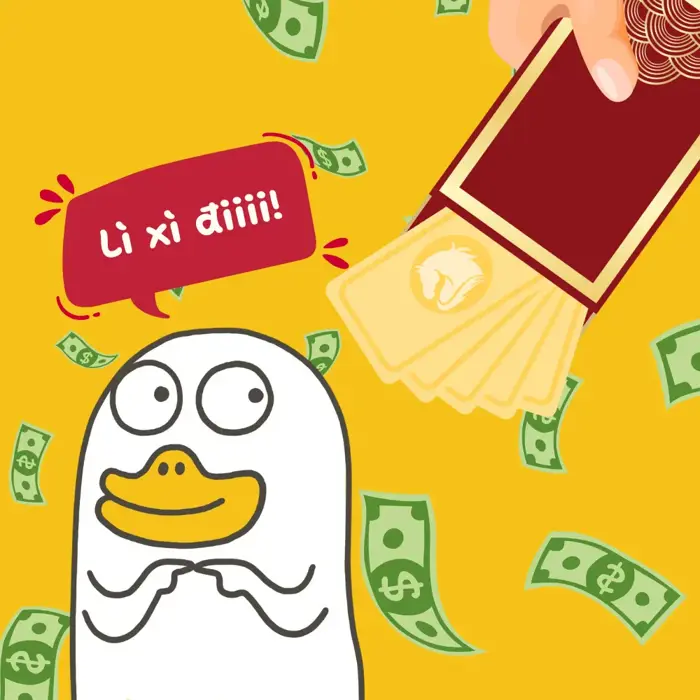 TOP Meme lì xì mới nhất Tết 2026: Hài hước, đòi lì xì, dễ thương | ZaloPay