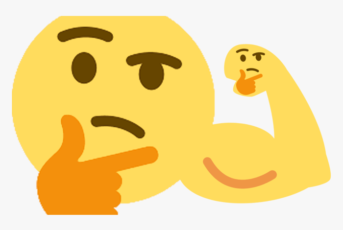 Transparent Meme Clipart - Thinking Emoji Meme, HD Png Download - kindpng
