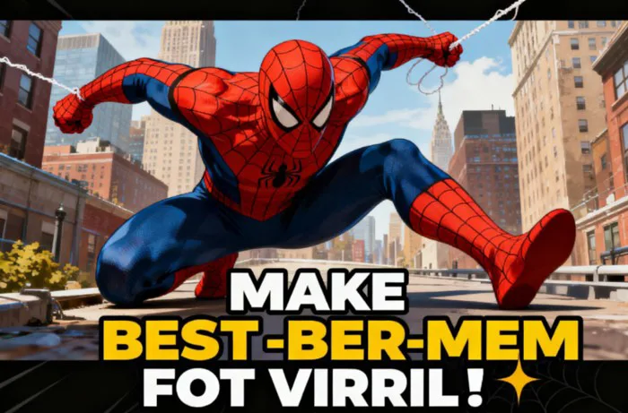 Cách tạo meme Người Nhện hay nhất sẽ lan truyền