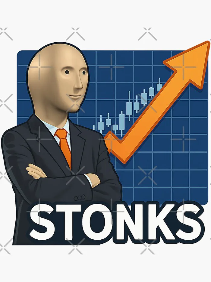 Stonks Meme Man Design Stonks Meme Man Design