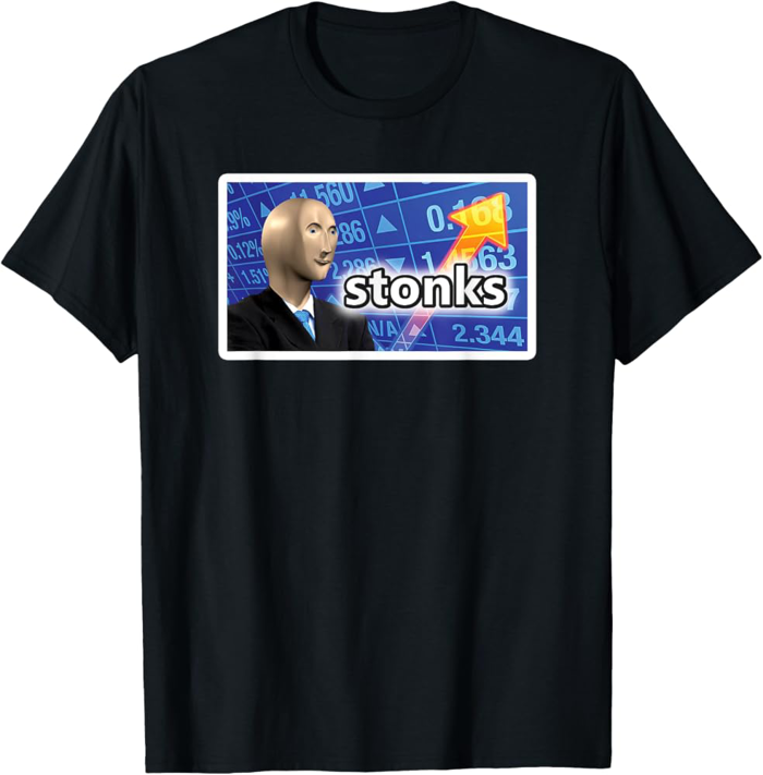 Amazon.com: Stonks Meme Man T-Shirt : Clothing, Shoes & Jewelry Amazon.com: Stonks Meme Man T-Shirt : Clothing, Shoes & Jewelry