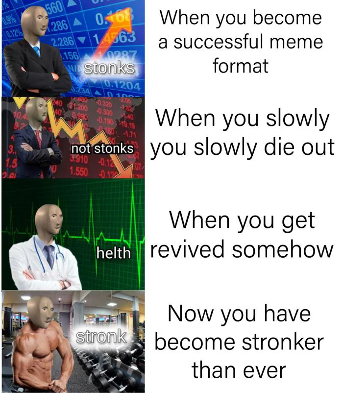 Story of Stonk Man : r/memes Story of Stonk Man : r/memes
