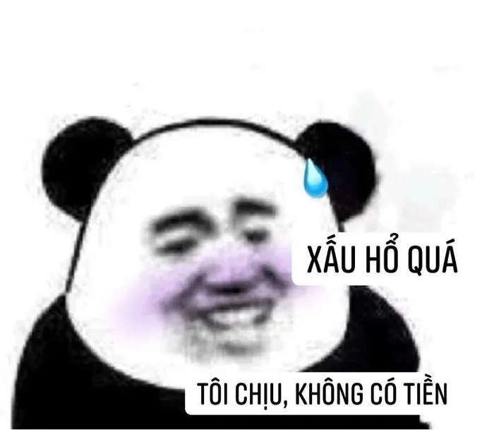 Tổng hợp meme nghèo, meme hết tiền hài hước, vui nhộn