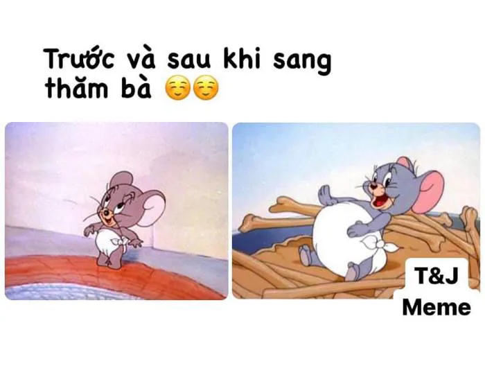 Tổng hợp trọn bộ Meme Tom & Jerry cực hài hước và dễ thương