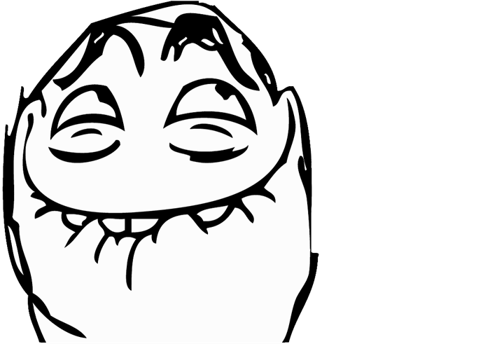 Mouth Closed Troll Face transparent PNG - StickPNG