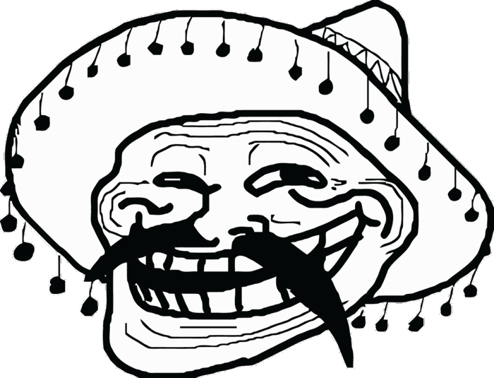Mexican meme troll face transparent png stickpng #18218 - Free Transparent  PNG Logos