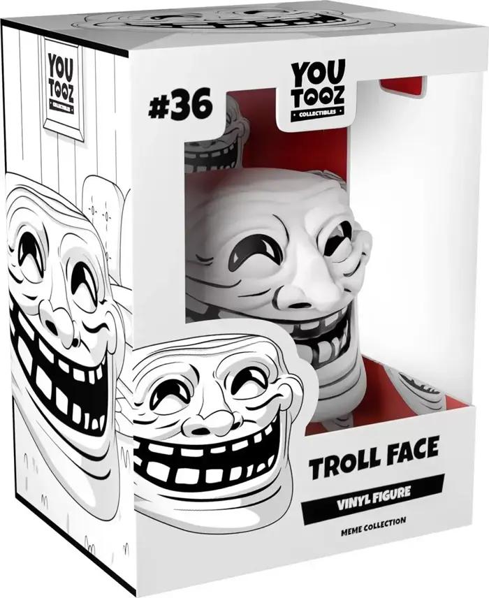 Meme - Troll Face - YouTooz action figure - Price & Rarity