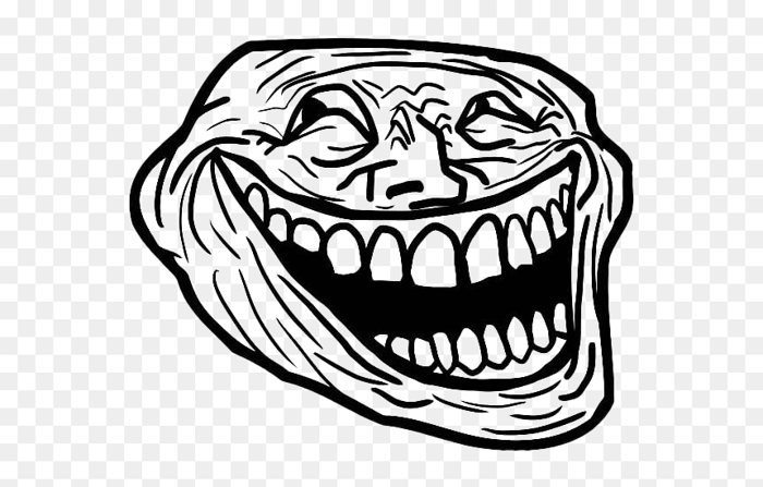 Trollface Meme Png Transparent Image - Transparent Meme Troll Face, Png  Download - vhv