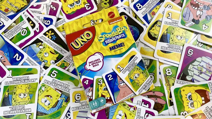 UNO SpongeBob SquarePants Meme | special rule and deck