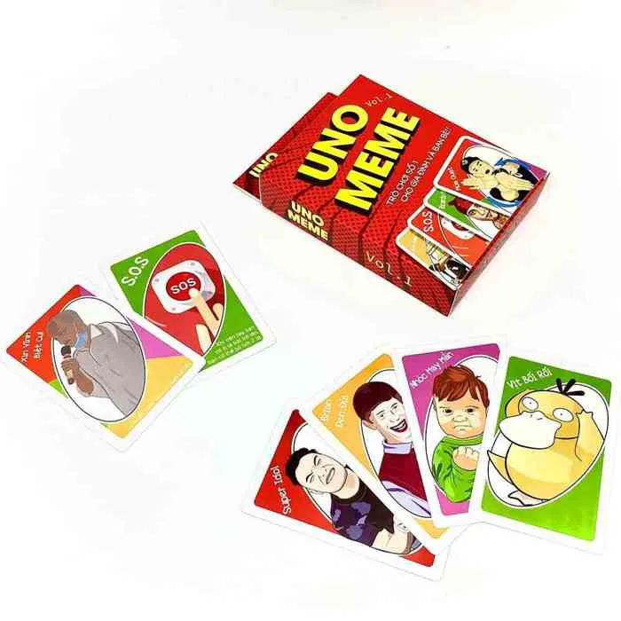 Hướng dẫn cách chơi Uno Meme - phiên bản Uno hài hước và thú vị