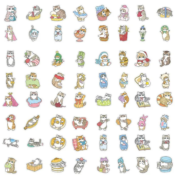 Bộ 80 sticker meme mèo hình dán đáng yêu phong cách vẽ tay chủ đề thú cưng  | Shopee Việt Nam