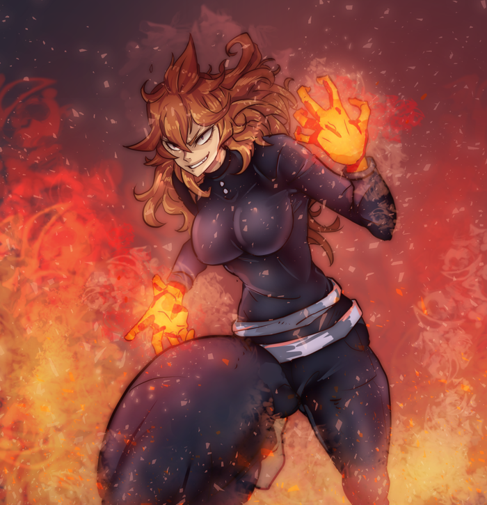 Mereoleona Vermilion (do mình vẽ) : r/BlackClover