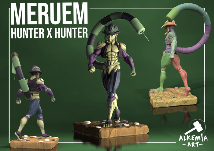 🏹 MERUEM HUNTER X HUNTER・ 3D File for 3D printing・Cults