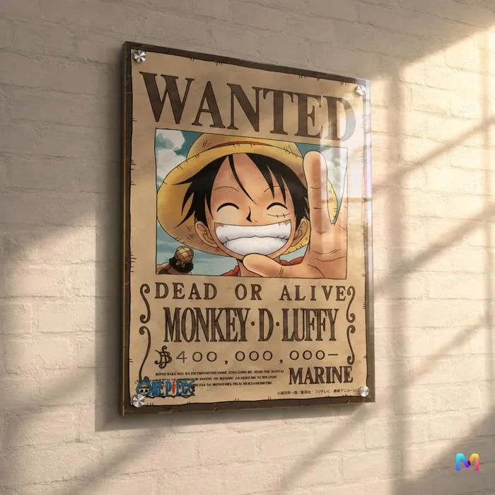 One Piece: Monkey D Luffy - Bounty Poster - Premium Wall Art – Maags Designs