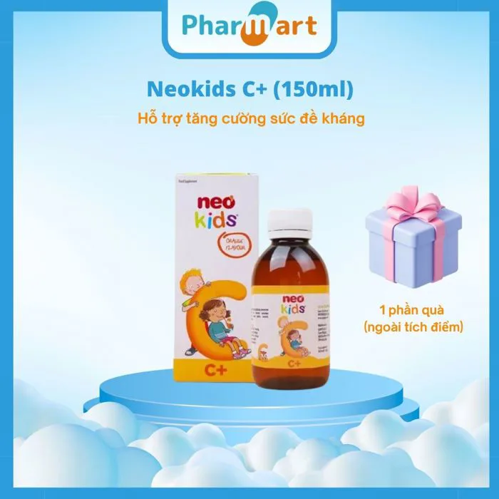 Neo Kids C+ - Hỗ trợ tăng cường sức đề kháng - Pharmart.vn