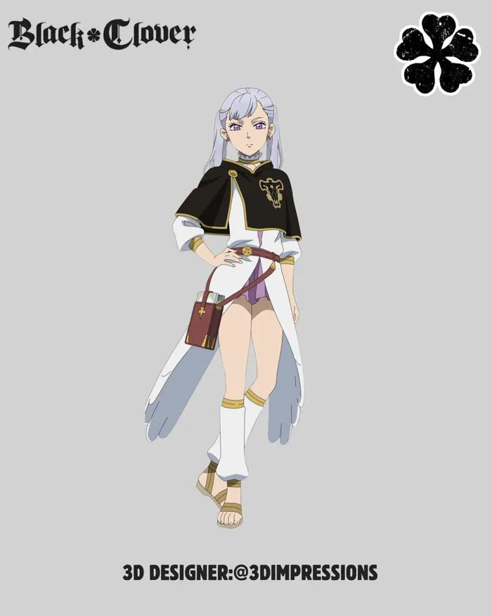 Noelle Silva Black Clover STL & 3MF File for 3D Printing | Characters &  Creatures | Creality Cloud
