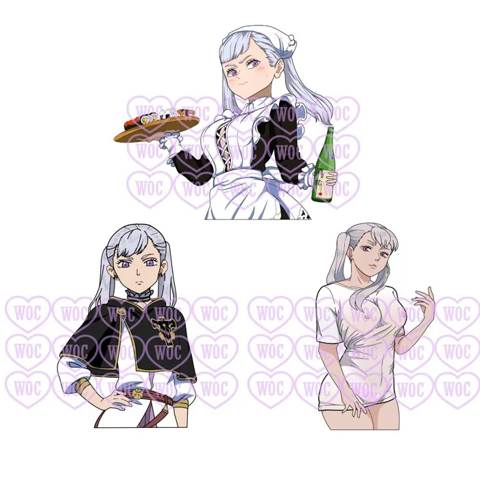 Black Clover - Noelle Silva - Peeking Anime Sticker Lewd Lingerie Asta -  U.S.A | eBay