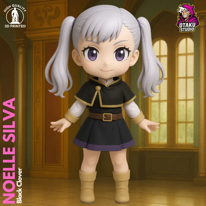 ☘️ Chibi Noelle Silva - Black Clover Fan Art 3D Model・ STL File for 3D  printing・Cults