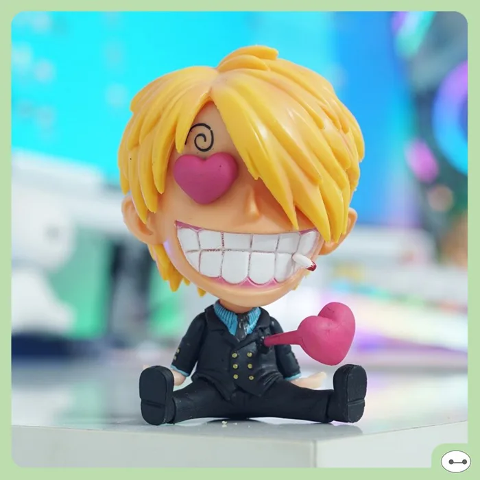 MÔ HÌNH CHIBI NGỒI SANJI 10CM