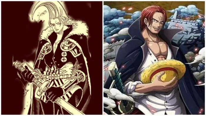 One Piece: So sánh đặc điểm của Shanks và gã cha Figarland Garling