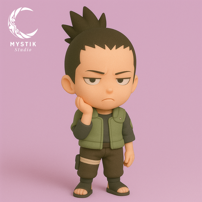 💬 Shikamaru Nara Chibi – Naruto 3D Model STL・ STL File for 3D  printing・Cults