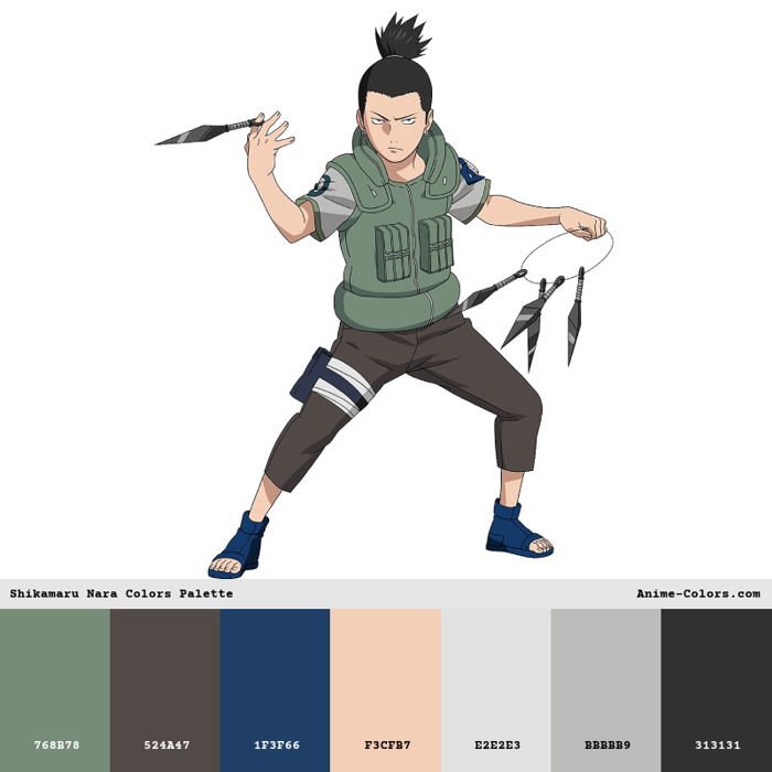 Shikamaru Nara - Naruto Series - Anime Colors
