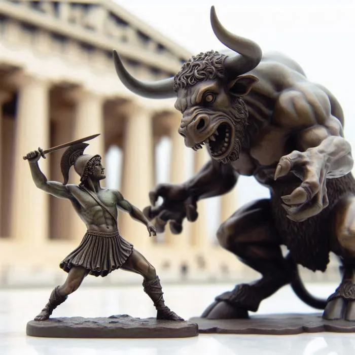 Theseus And Minotaur: The Story Of The Legendary Greek Hero Of Mytholo –  Sirioti Jewelry