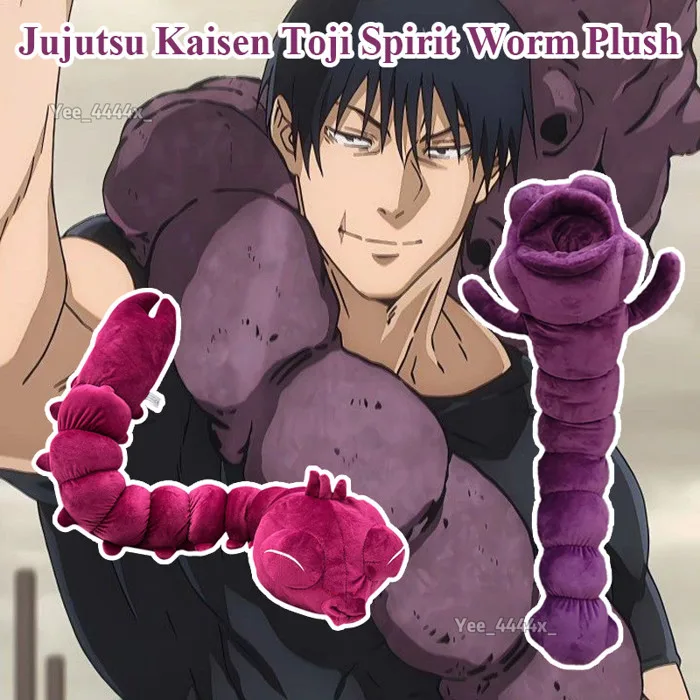 Jujutsu Kaisen Toji Fushiguro Cursed Spirit Worm Đồ chơi sang trọng  Fushiguro Toji Cursed Spirit Worm Plush Gối antilkvn