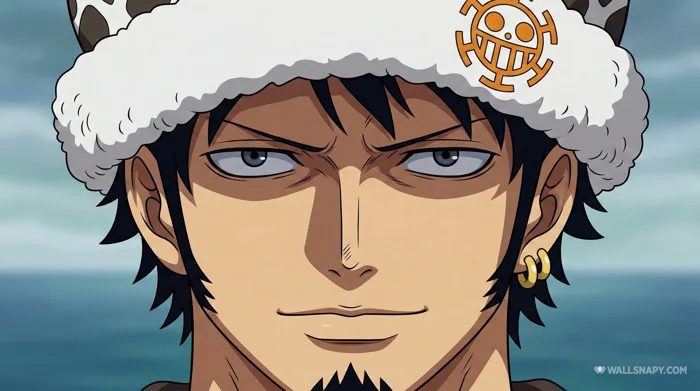 Trafalgar d water law heart pirates captain one piece 4k pc wallpaper