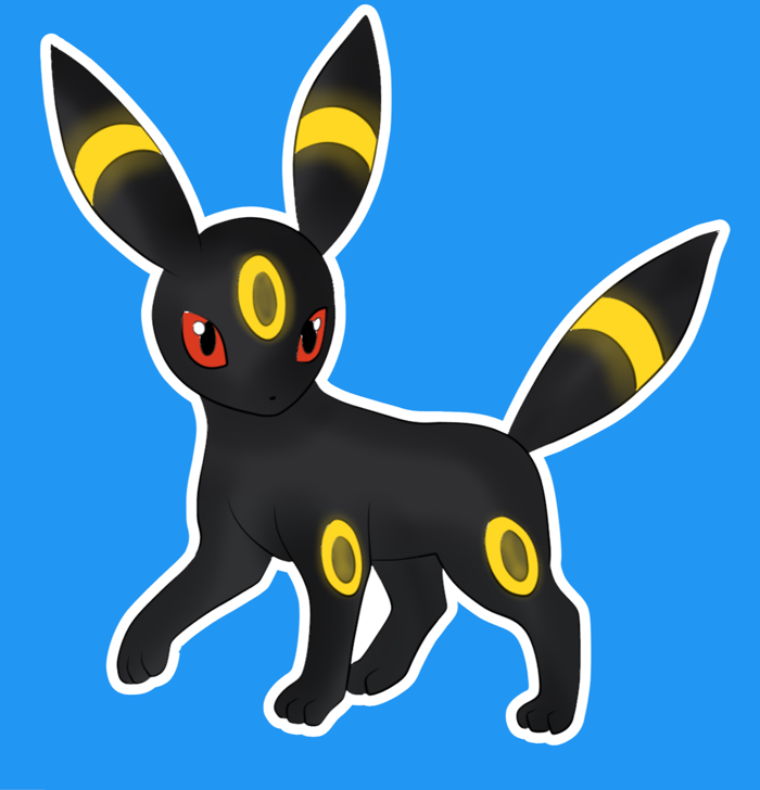 Pokemon Umbreon Sticker Decal | eBay